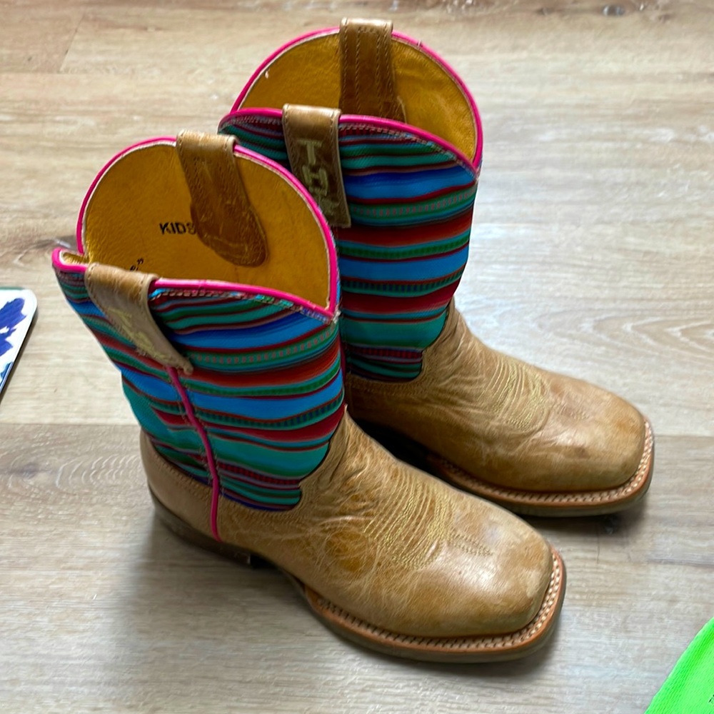 Tin Haul Serape Cowgirl Boots